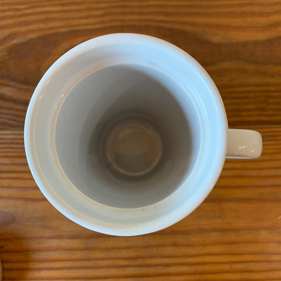 Starbucks -- White Ceramic -- Tall Mug with Cork Lid – 6" Coffee Cup - Picture 7 of 10